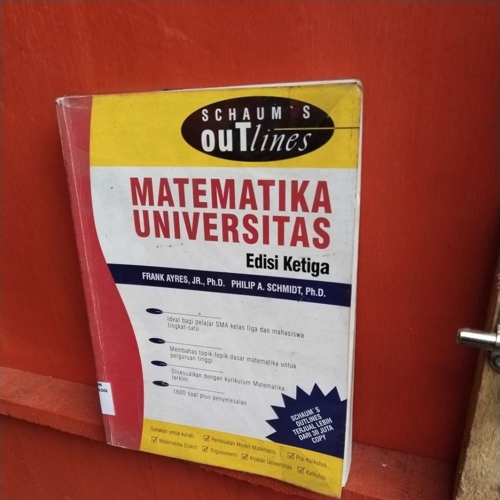 buku bekas original Matematika Universitas schaum