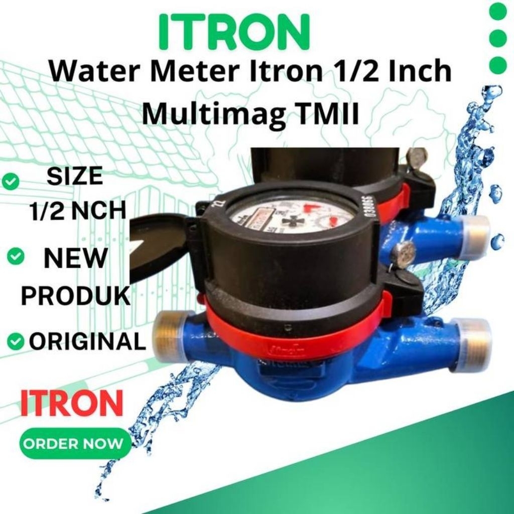 METERAN AIR KUNINGAN MULTIMAG MEREK ITRON/ meteran air PDAM / METERAN AIR ITRON