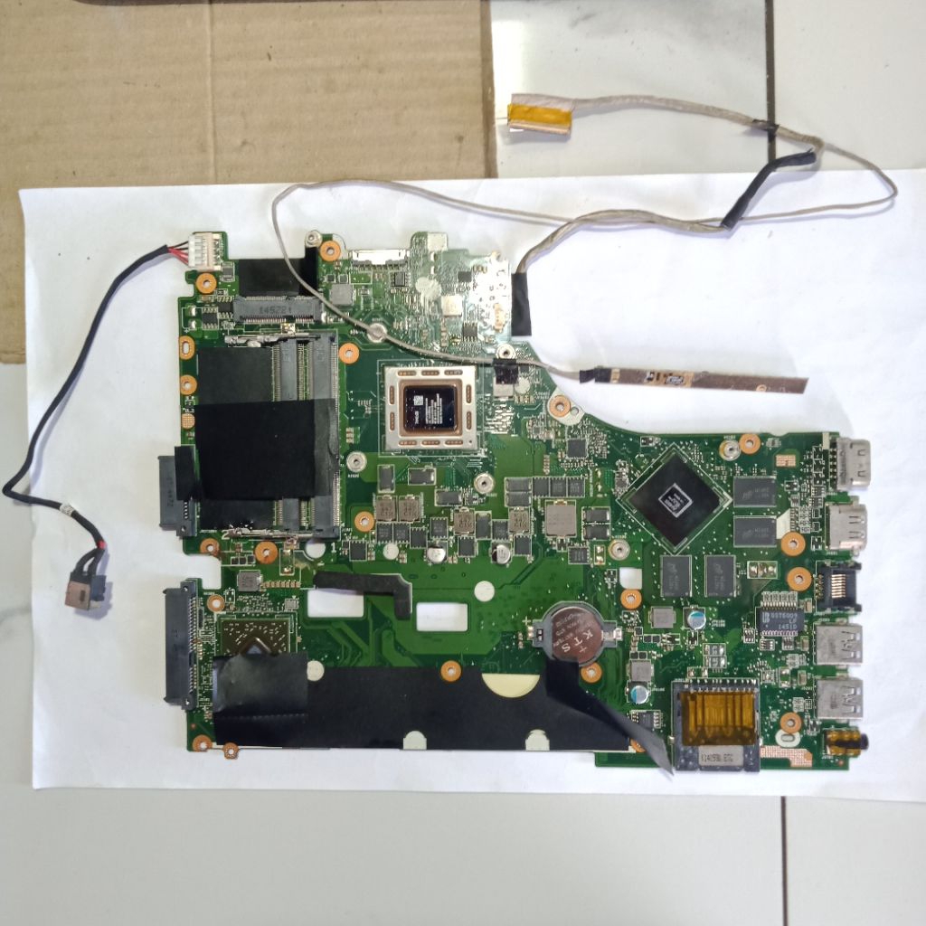 Motherboard mainboard mesin asus x550ze series x550 x550z amd a10 dual vga ori