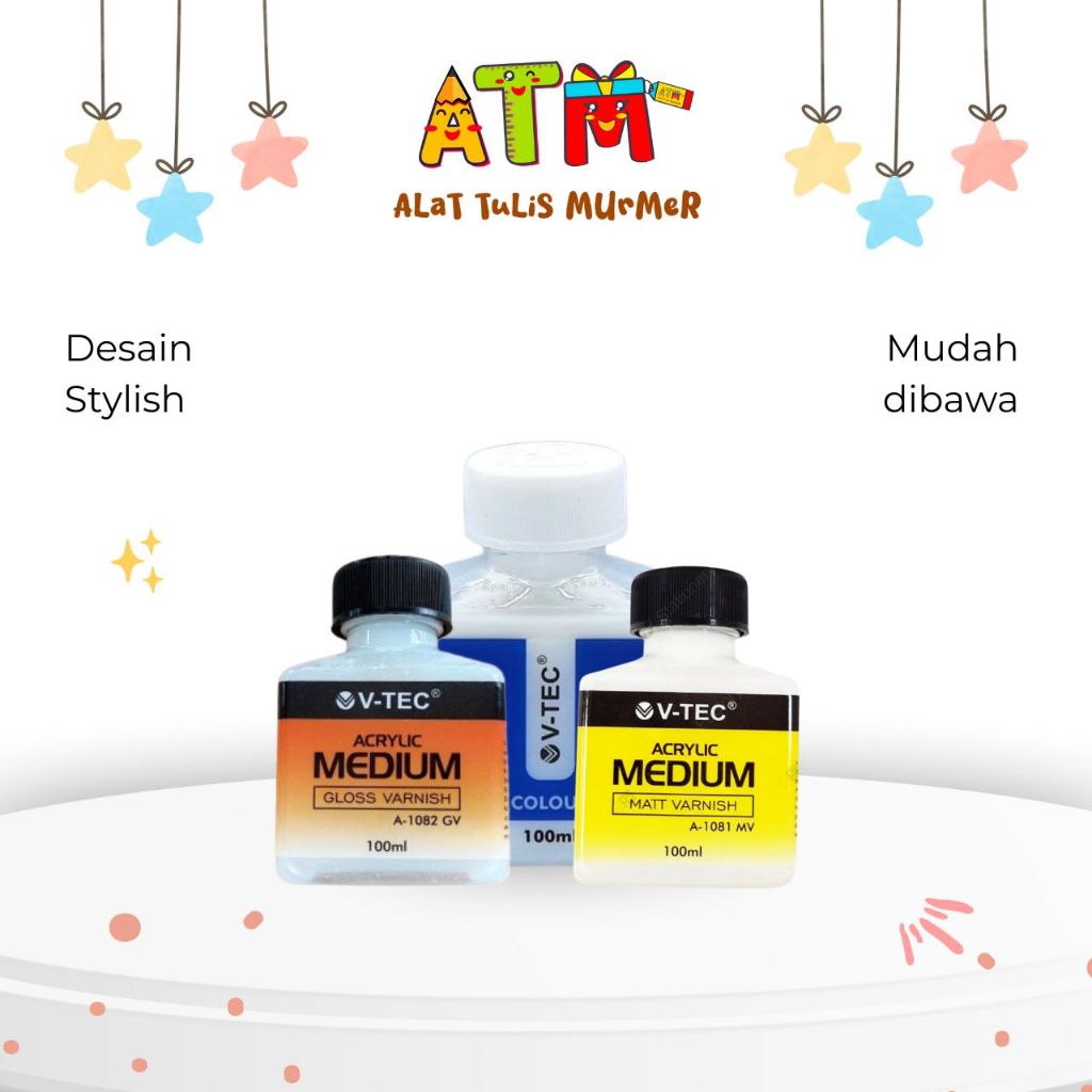 Cat Akrilik/Acrylic Colour/Vtec Acrylic Medium Series 100ml