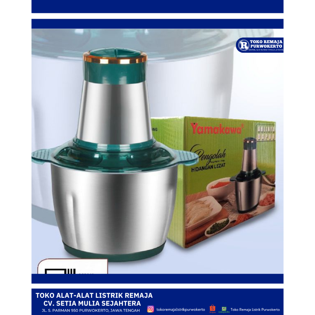 Chopper Stainless Yamakawa / Penggiling Daging Yamakawa