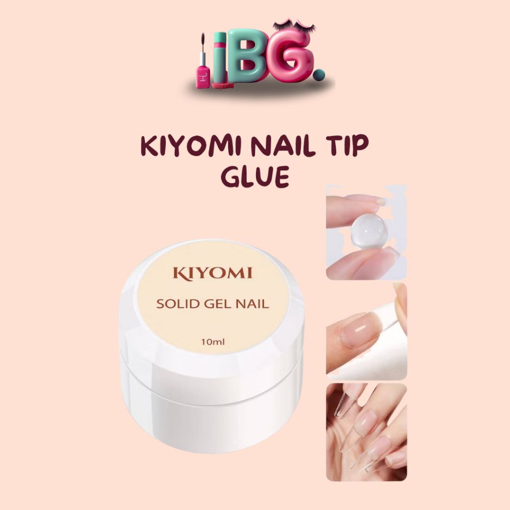 Kiyomi Nail Tip Glue Original Lem soft gel tips Kiyomi Kiyomi soft gel tips nail glue Lem Kuku Palsu & Nail Art Kuat Anti Luntur