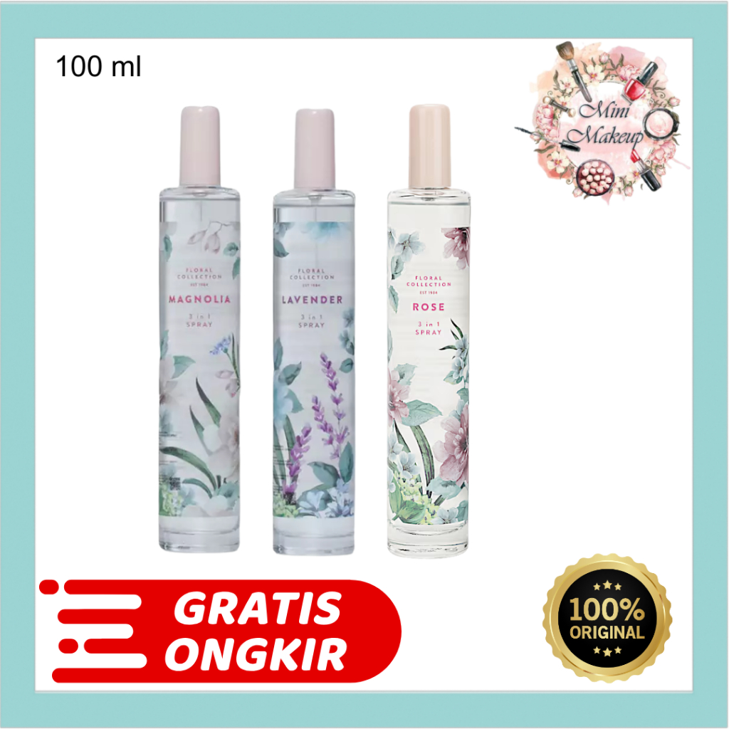 M&S Marks and Spencer 3 in 1 Spray Floral Collection Parfum 100ml