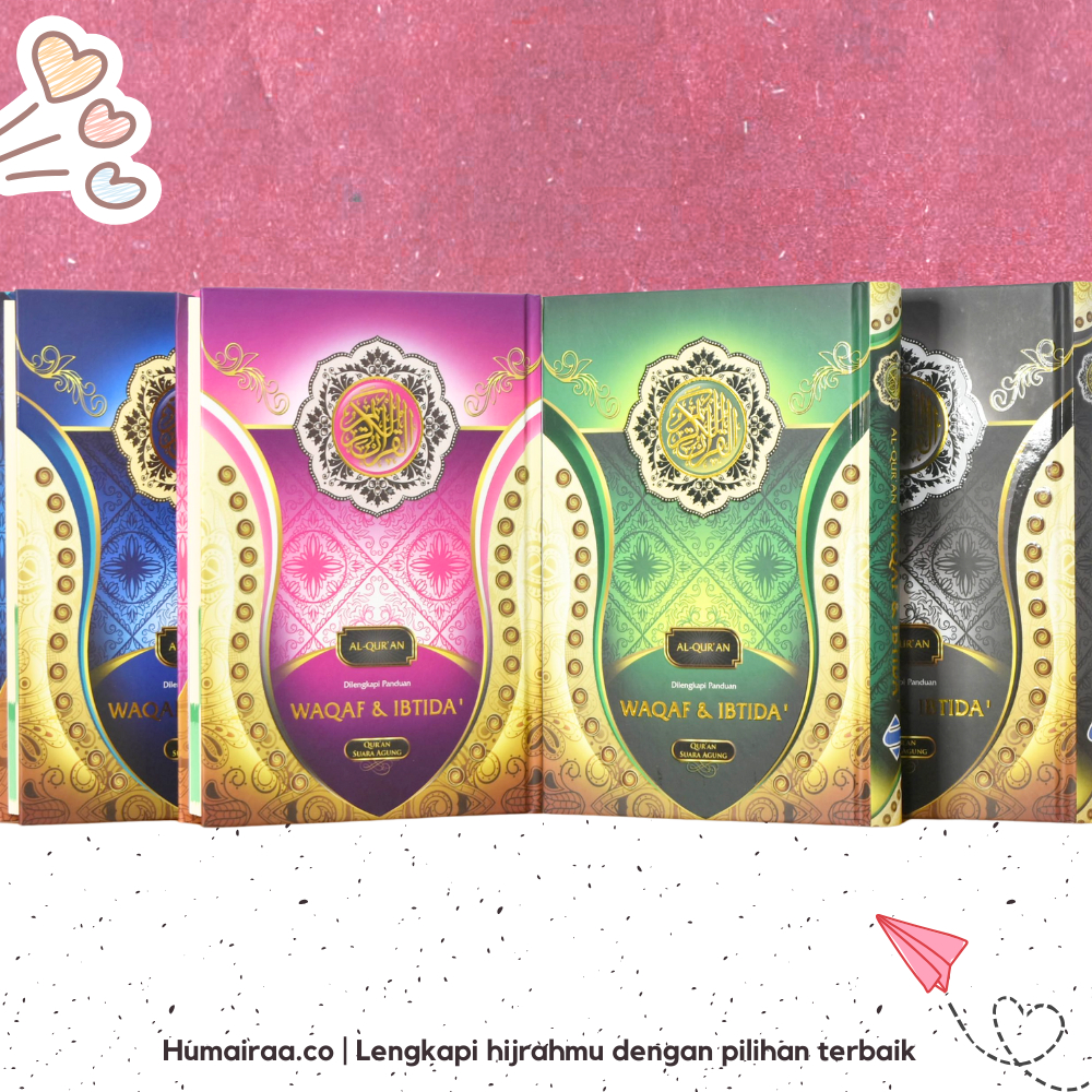 Al quran Waqaf & Ibtida A4 TANPA TERJEMAH HARD COVER Quran Suara Agung 100% DIJAMIN ORIGINAL al qura