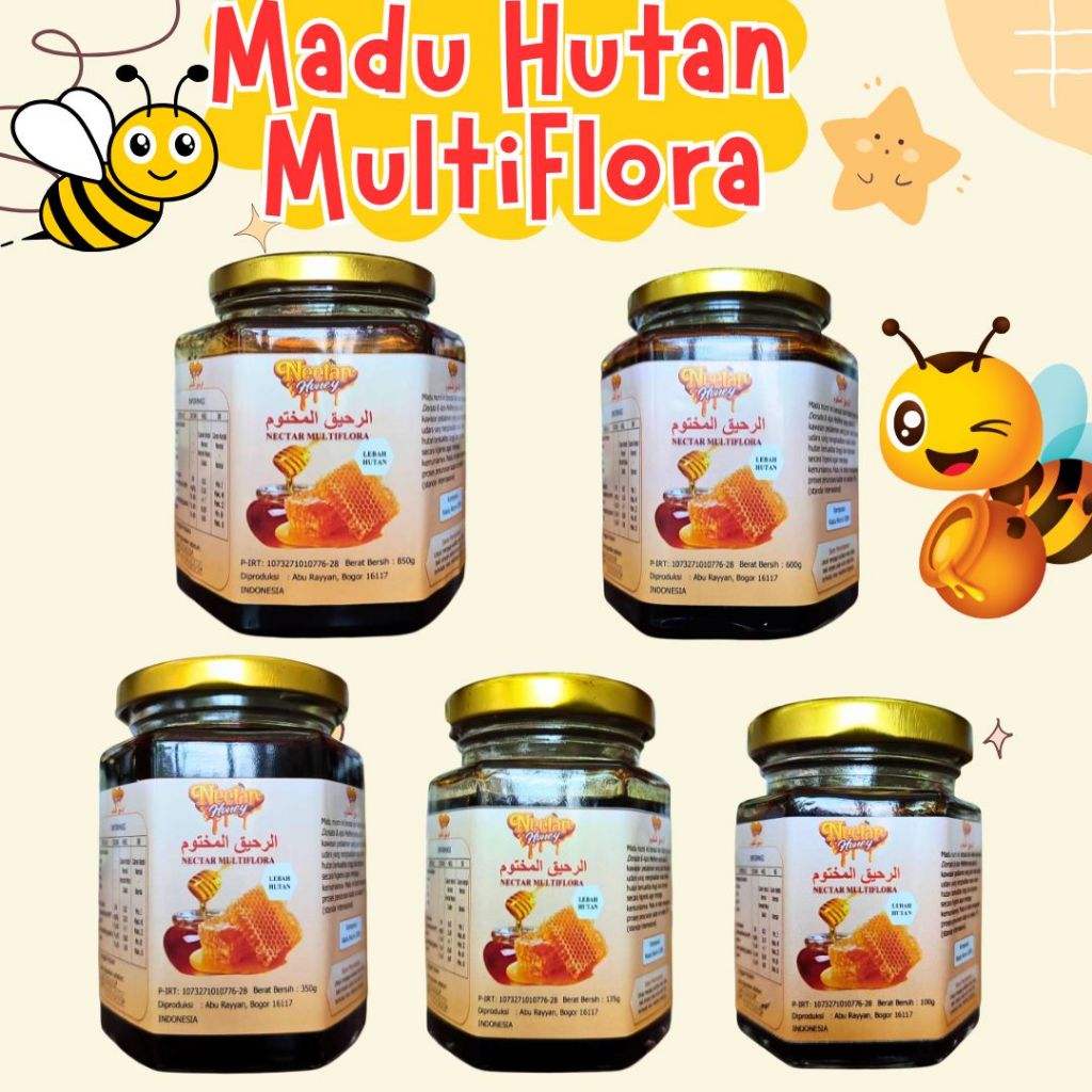 

Madu Hutan Multiflora Sumatra 600gr
