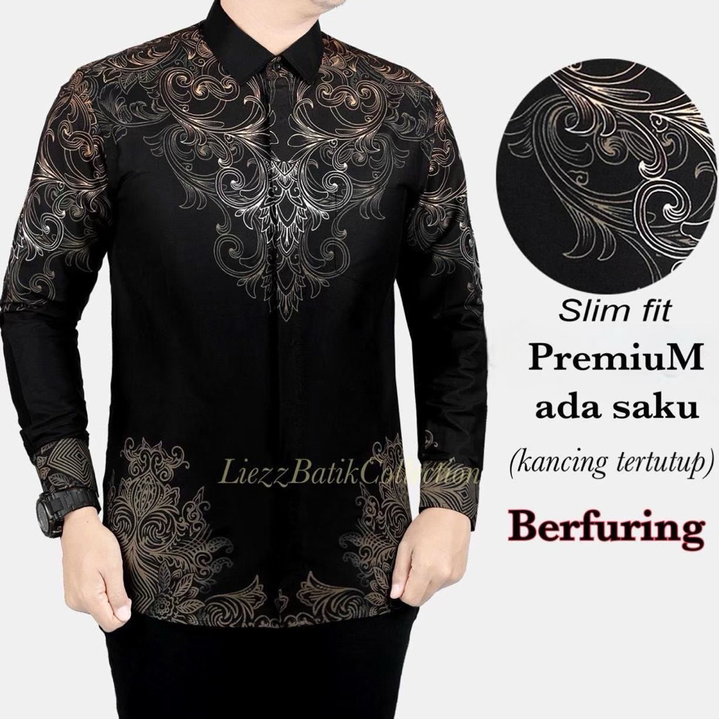 BERFURING | BATIK PRIA | BATIK COWOK || BATIK SLIMFIT | KEMEJA SLIMFIT | BATIK colin dion