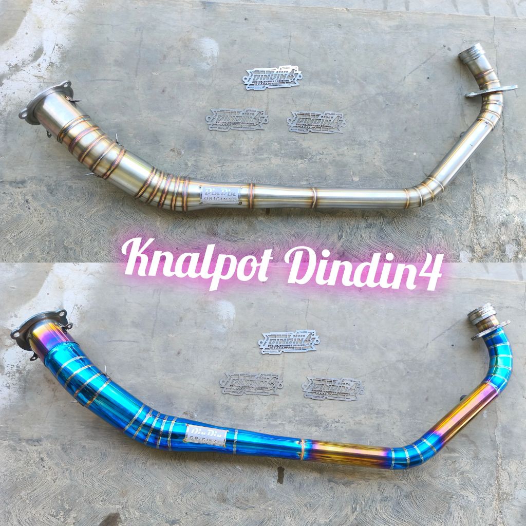 Leher Non Sambungan CB150R New PNP Slincer Fu Original DINDIN4 Leheran Knalpot CB150R alone raptor