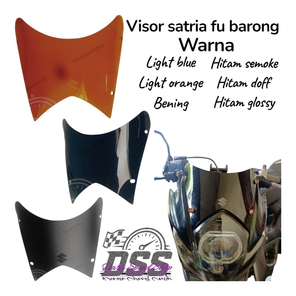 visor satria fu barong windshield satria f barong visor satria fu
