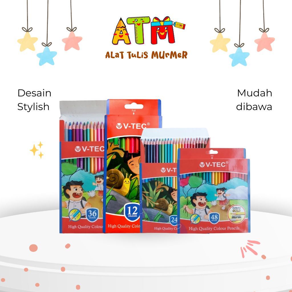 

Pensil Warna/Oil Colour Pencil/Vtec Oil Colour Pencil PW