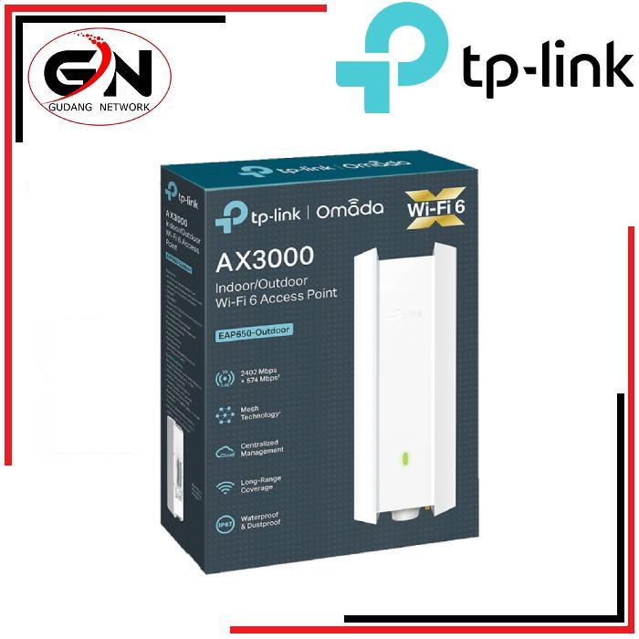 Tp-Link EAP650 Outdoor AX3000 Indoor/Outdoor WiFi 6 Access Point