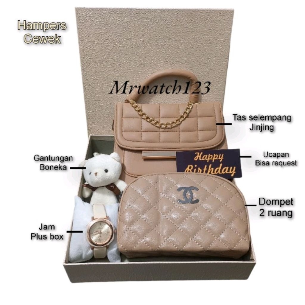 

HAMPERS KADO ULANG TAHUN CEWEK / GIFT BOX HADIAH UNTUK CEWEK
