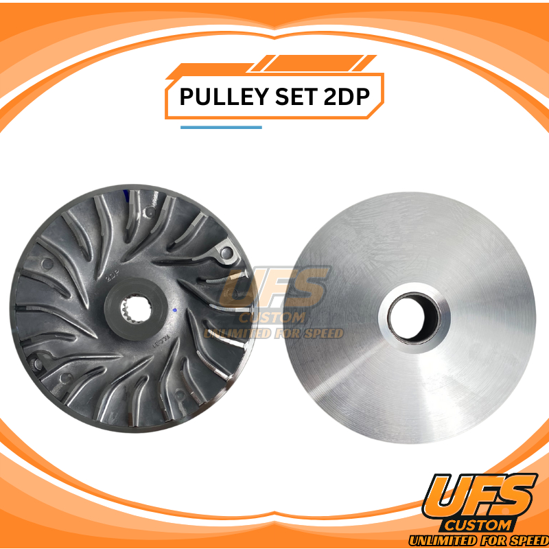 Pulley Set 2DP Yamaha NMAX 155 Old Model | Upgrade CVT Racing Variasi Motor Matic
