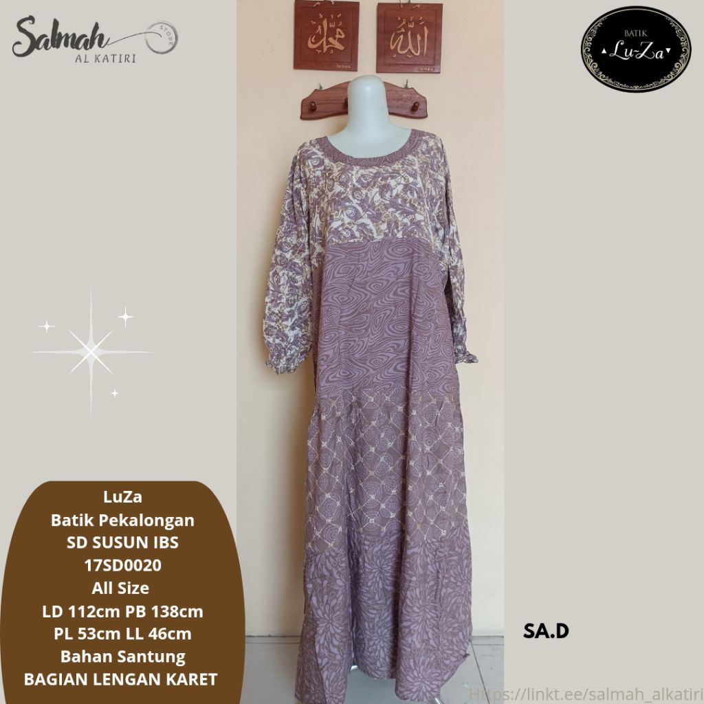Daster LuZa Batik Pekalongan SD SUSUN IBS (D)