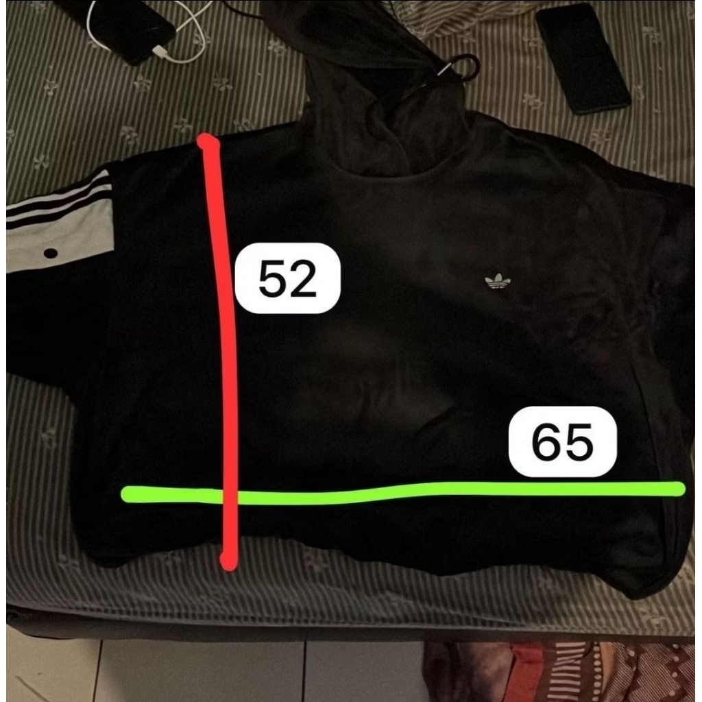 adidas swetaer hoodie crop XXL