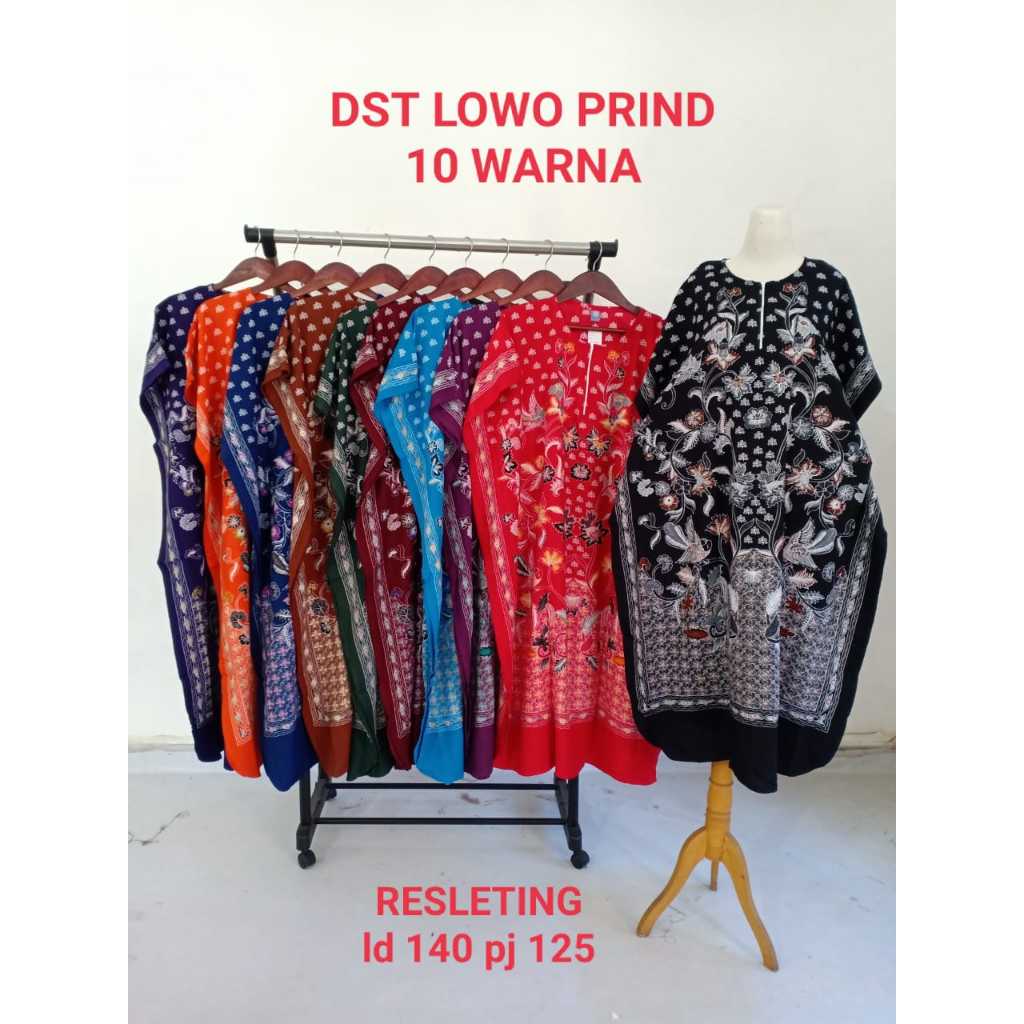 Erina Homedress MGM - Daster Rayon Premium Busui Friendly Lembut Nyaman Daster Print Rayon Wanita De