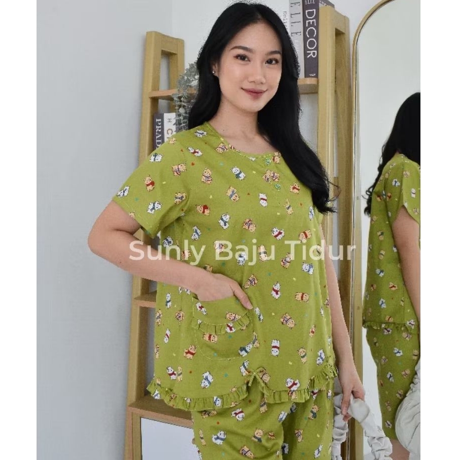 Baju Tidur Sunly Jumbo Size 4L C.3/4 rena