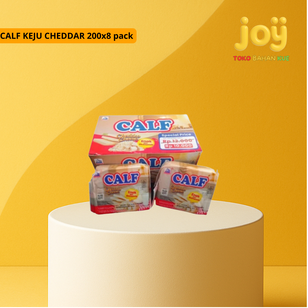 

CALF KEJU CHEDDAR 200GR 1 BOX (200X8 pack)