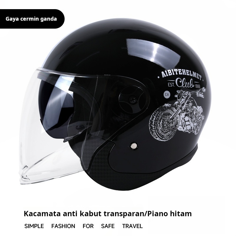 Helm sepeda motor listrik untuk pria dan wanita, helm keamanan sepeda listrik yang ringan dan bernap