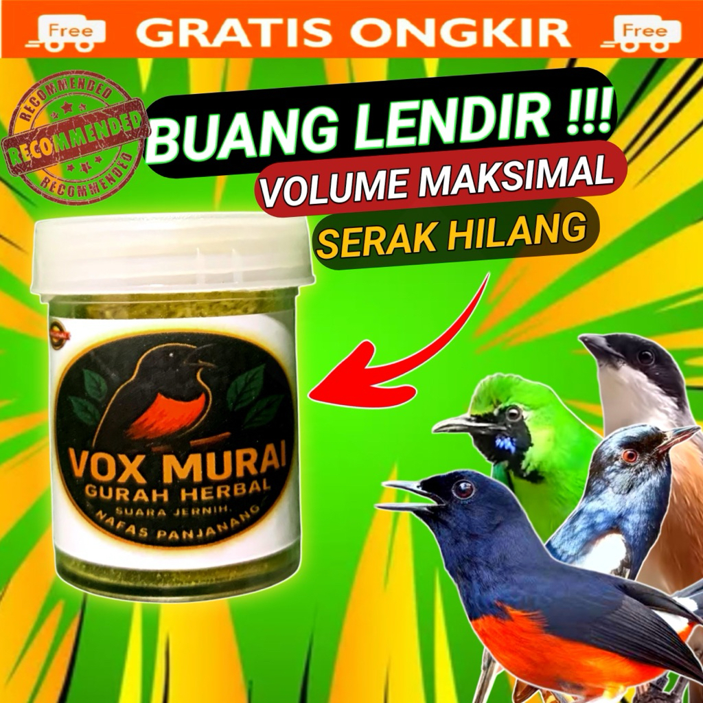 VOX MURAI GURAH HERBAL DRK GURAH BURUNG VITAMIN BURUNG