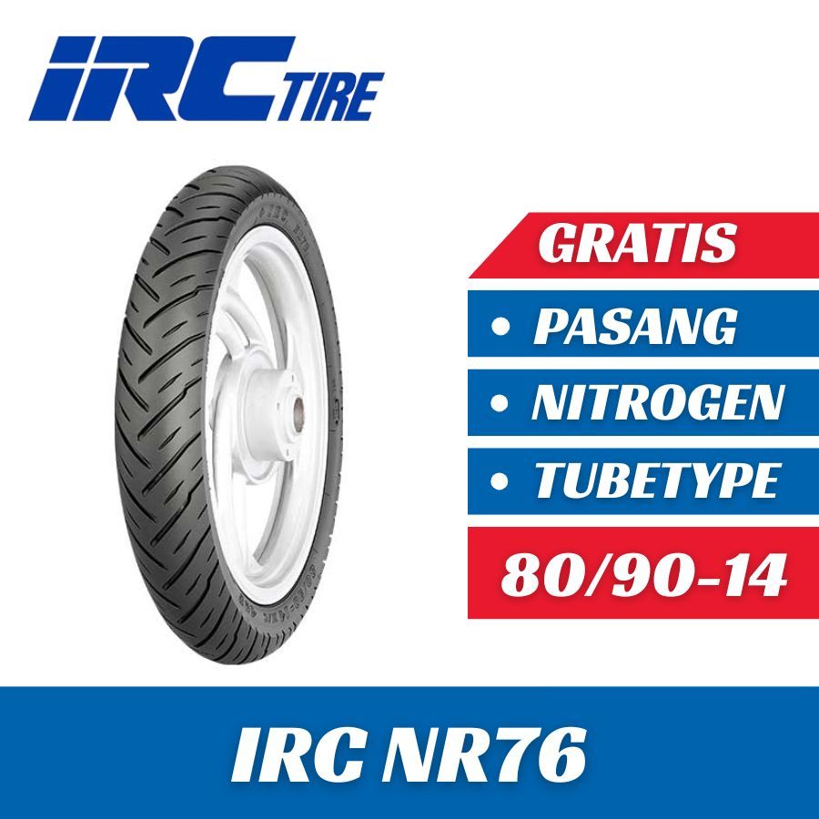 Ban Motor IRC Ring 14 IRC NR76 80/90-14 TubeType