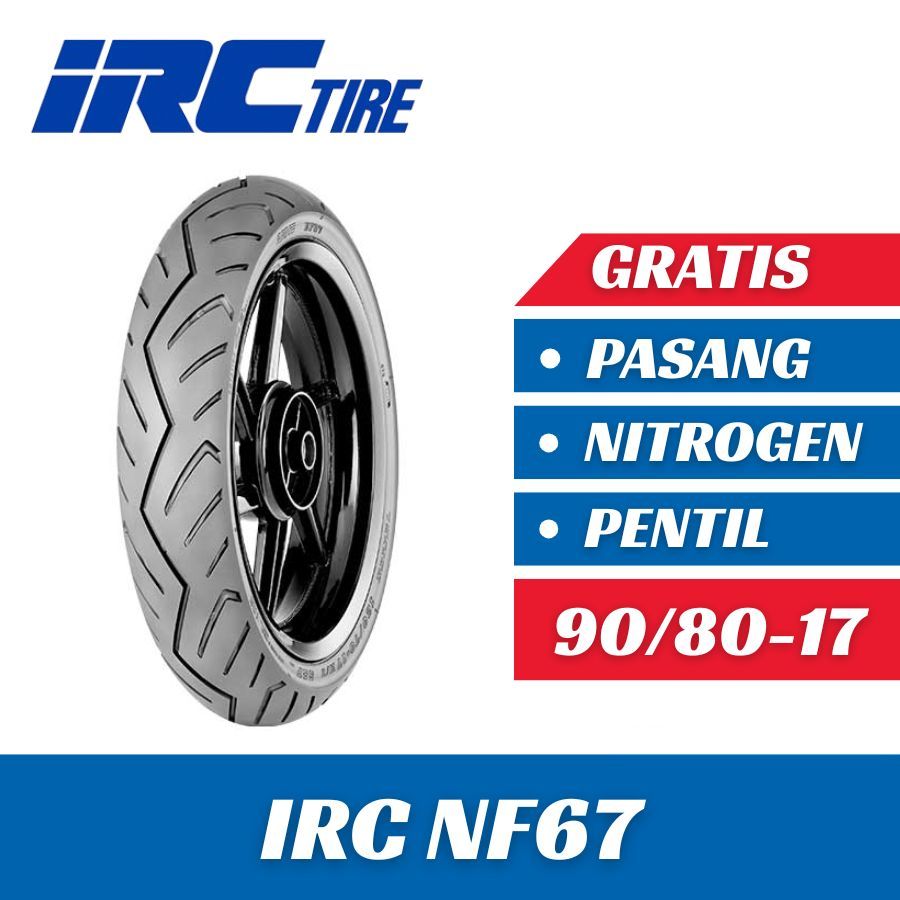 Ban Motor IRC NF-67 90/80-17 Tubeless Ban Depan Motor MX KING / VIXION Ring 17