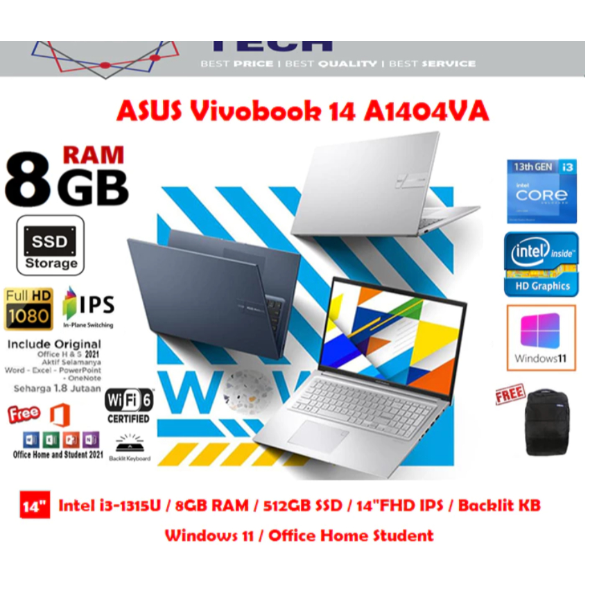 ASUS Vivobook Go 14 (E1404) - E1404FA-VIPS559M