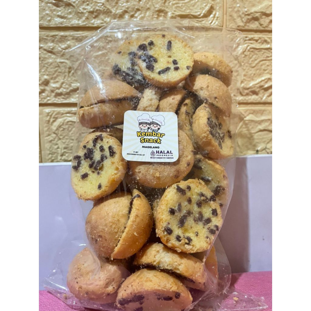 

Bagelan roti kering rasa coklat