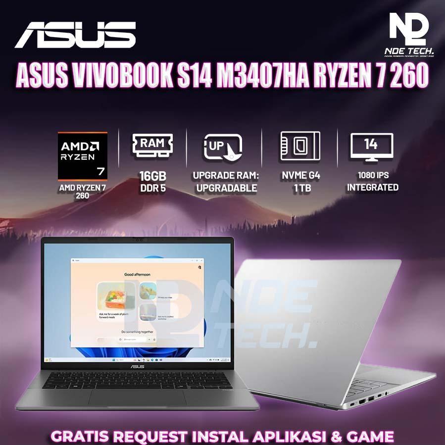 ASUS VIVOBOOK S14 M3407HA RYZEN 7 260