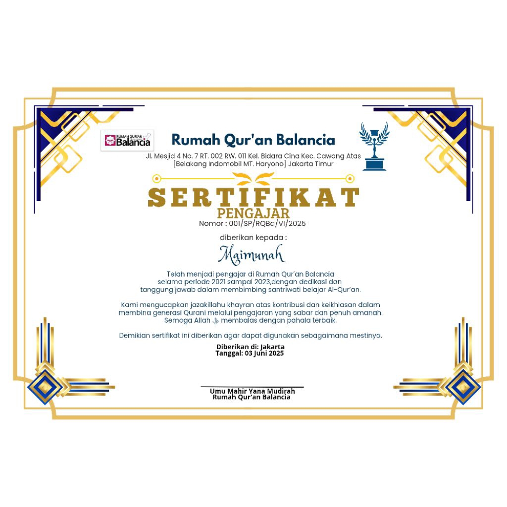 JASA DESAIN SERTIFIKAT ONLINE / CUSTOM SERTIFIKAT / EDIT SERTIFIKAT