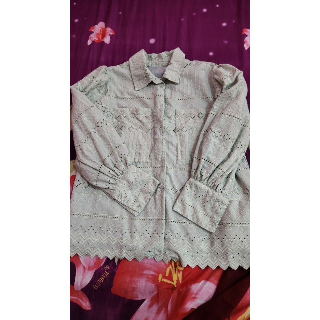 MAYOUTFIT Blouse Katbol - Full Furing - Katun Bordir Premium (preloved)