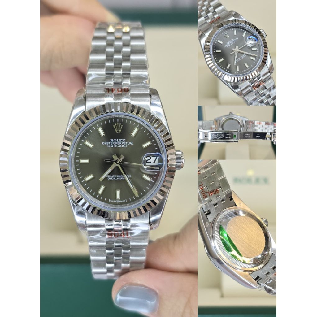 Rolex dtejust clone / Jam tangan wanita mewah / fashion wanita