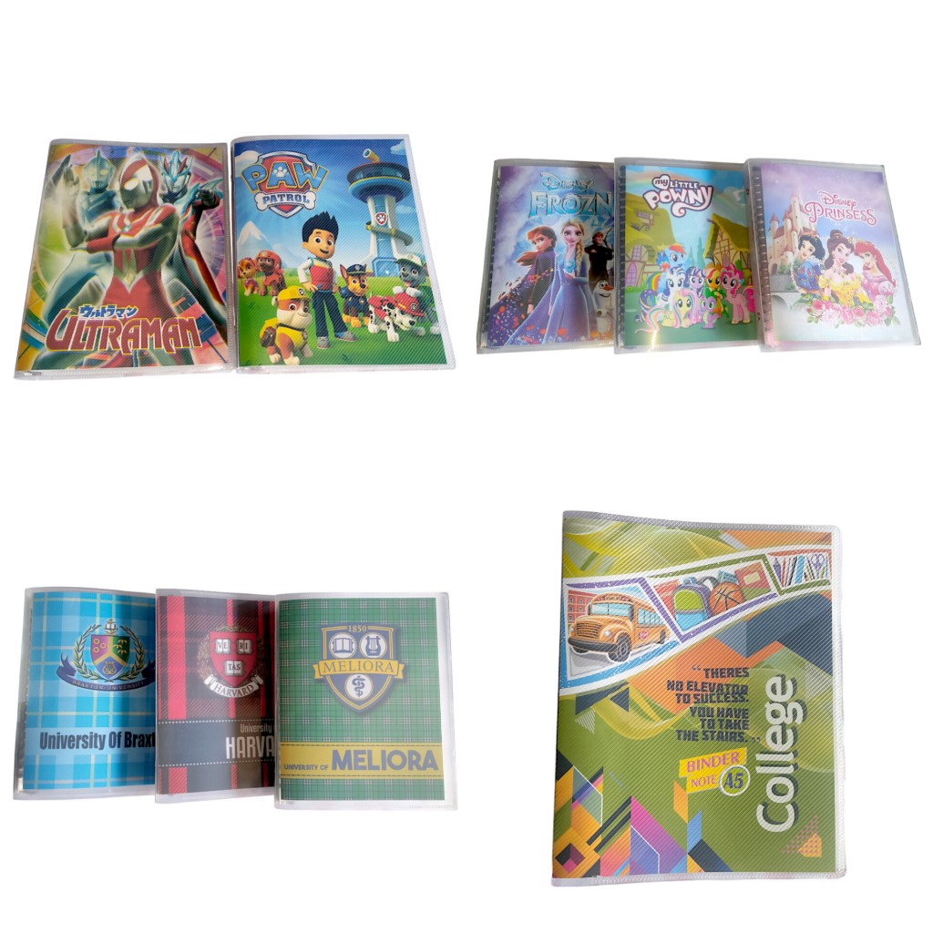 

Binder Note Gambar Campus & Karakter Kartun Fancy Ukuran A5