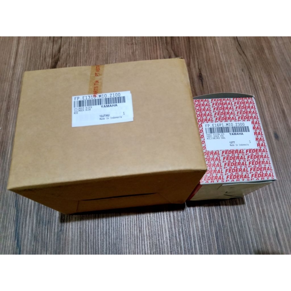 Blok Seher Kit plus Piston Ring Mio Karbu Mio Sporty Mio Soul Fino Nouvo Federal Original