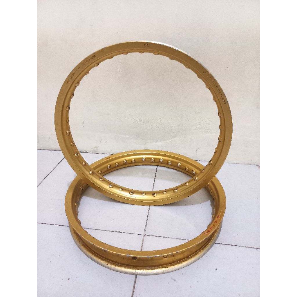 Velg Veleg Alumunium Tk Japan Gold Kulit Jeruk Size 17-185 17-160 Original