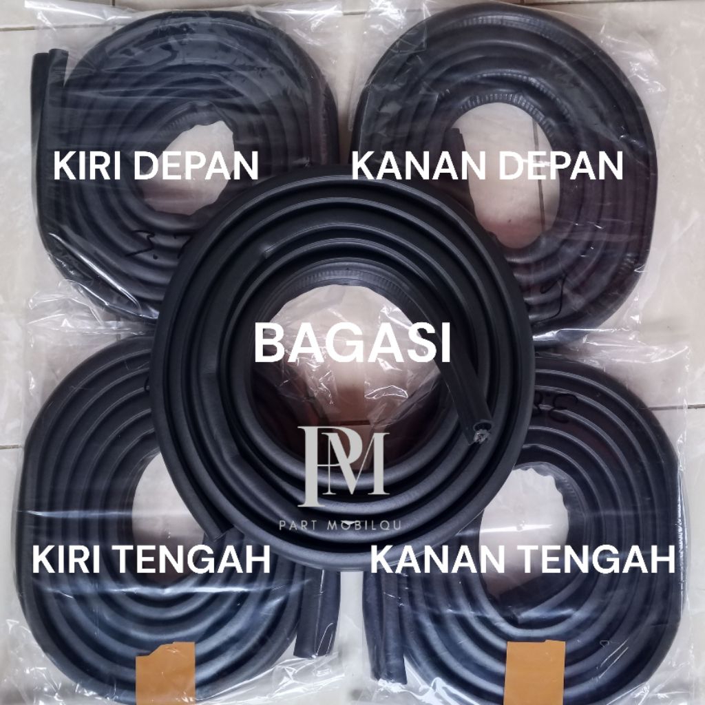 KARET BALON PEREDAM BODY PINTU BAGASI MOBIL TOYOTA KIJANG SUPER GRAND EXTRA FULL SET ATAU SATUAN