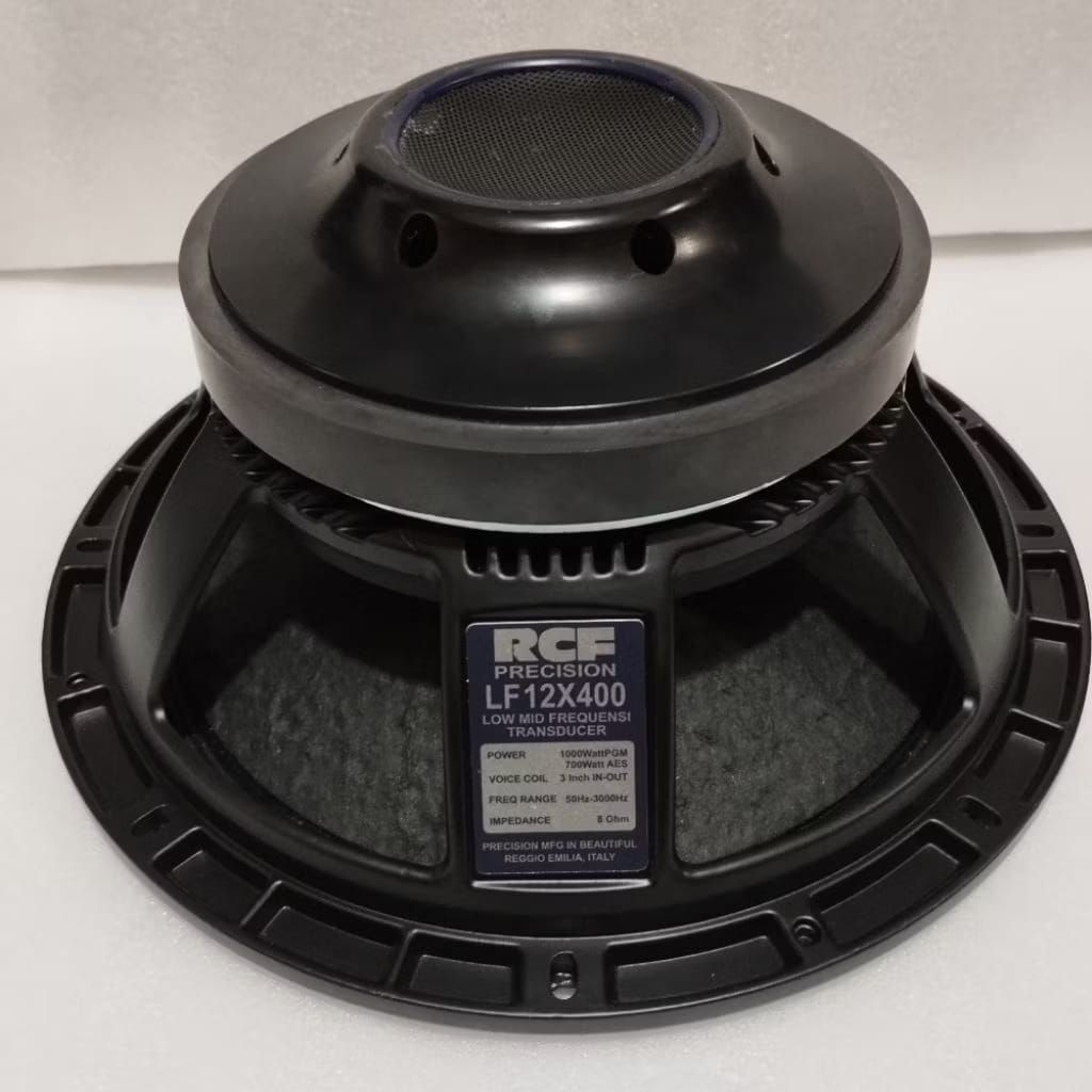 SPEAKER RCF LF12X400 SPEAKER RCF 12 INCH LOW MID VOICE COIL 3 INCH 1000 WATT