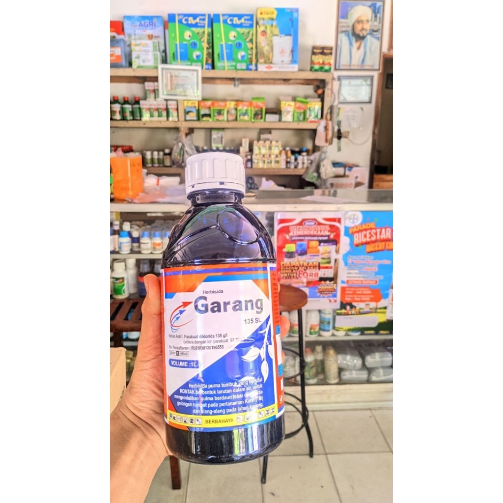 Herbisida GARANG 135 SL 1L rumput langsung kering