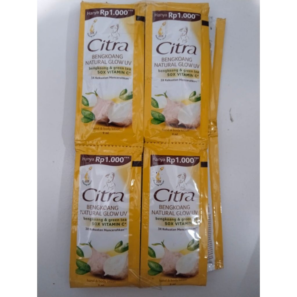 Citra Bengkoang Body Lotion kemasan sachet