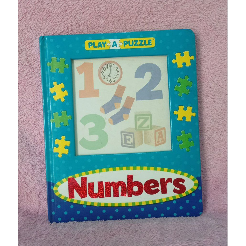 (PRELOVED BUKU ANAK) Boardbook puzzle number