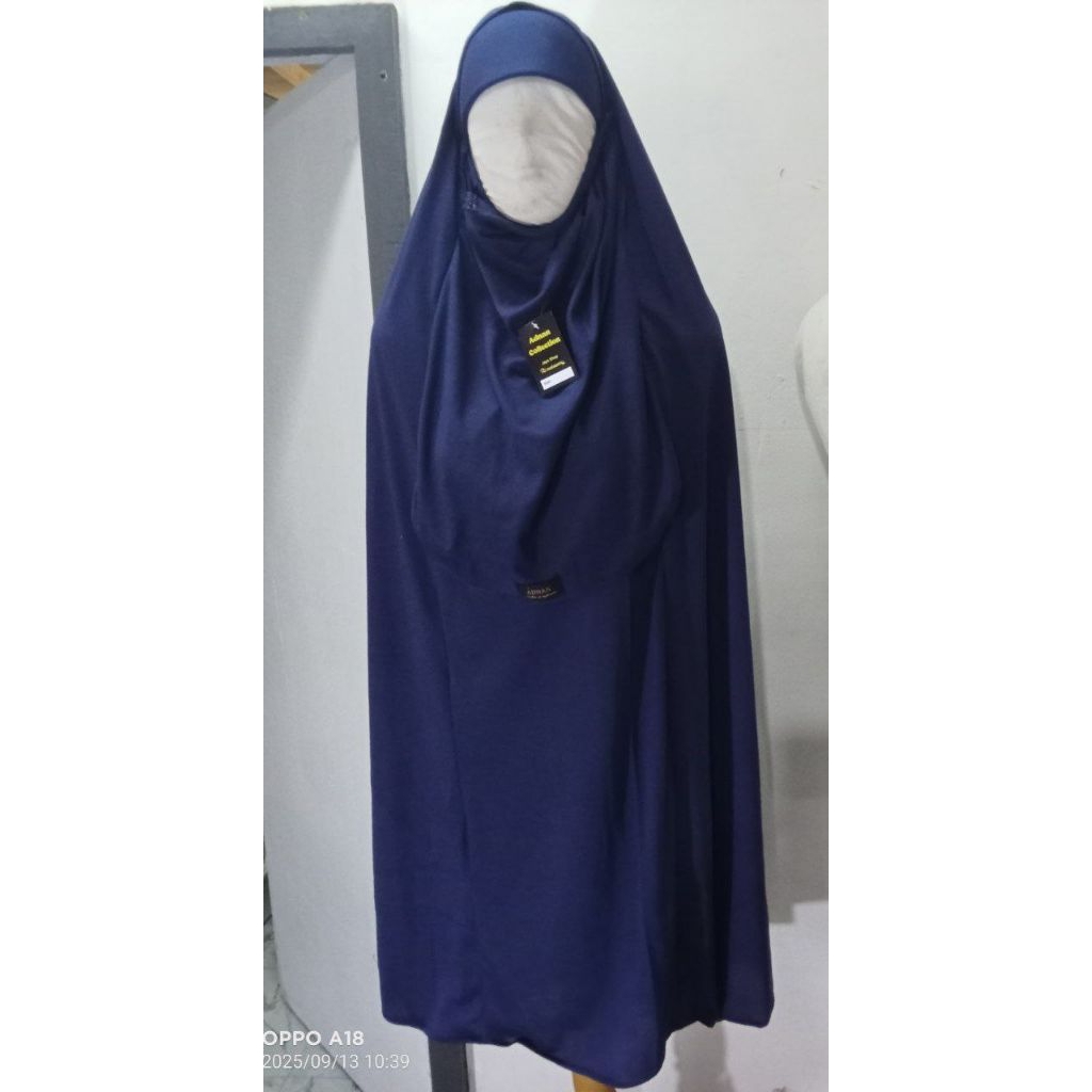 jilbab cadar kaos kancing