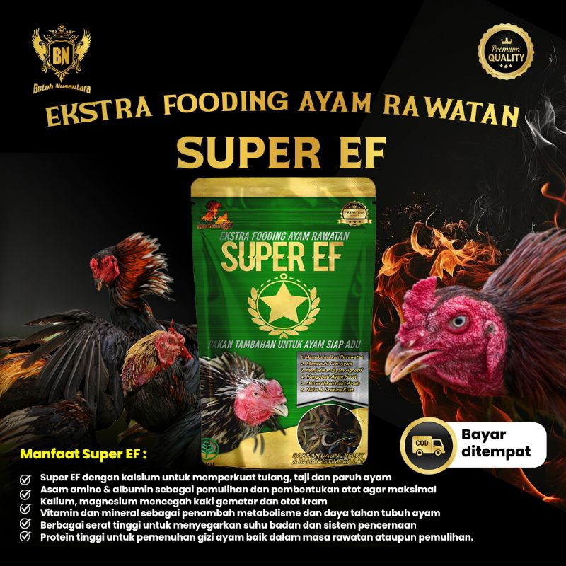 Extra Fooding SUPER EF Ayam Aduan – Vitamin Nafsu Makan, Otot & Pemulihan Cepat
