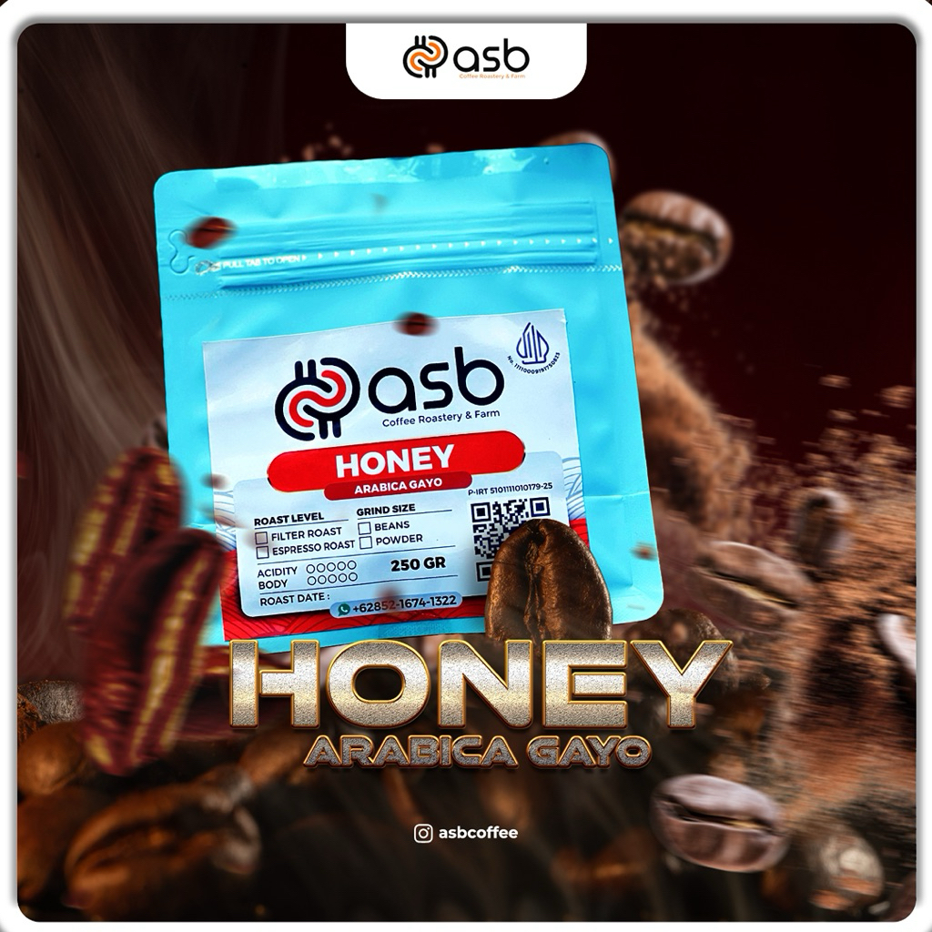 

ASB Coffee - Honey 100% Arabica Gayo Roast Beans