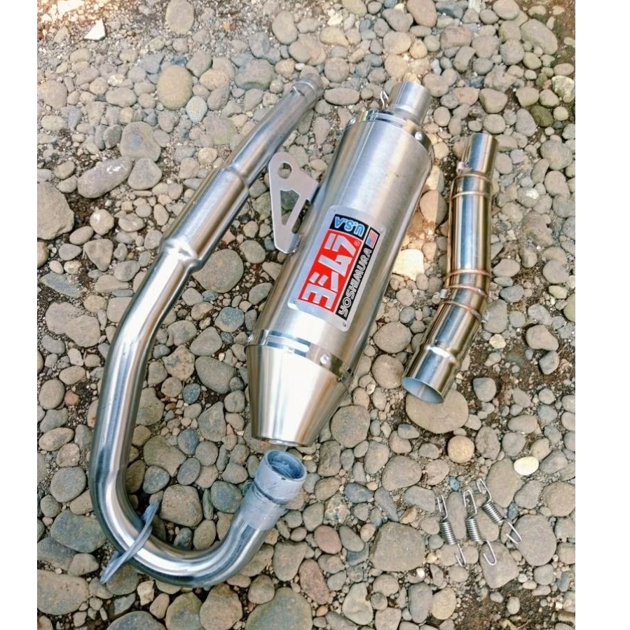 Open Spec canister Yoshimura 1set elbow exhaust for motorcycle Klx 150 Crf 150 KSR110/125 pro Msx 11