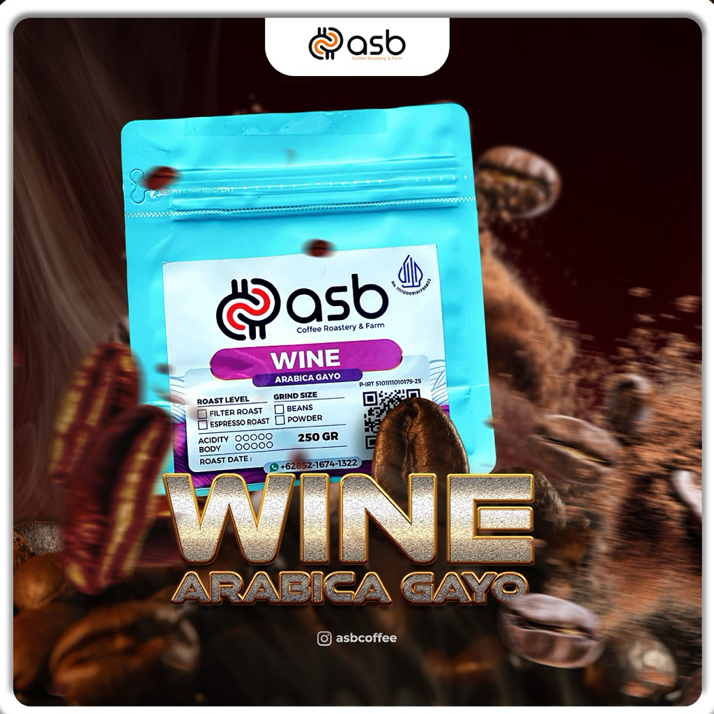 

ASB Coffee - Wine 100% Arabica Gayo Roast Beans