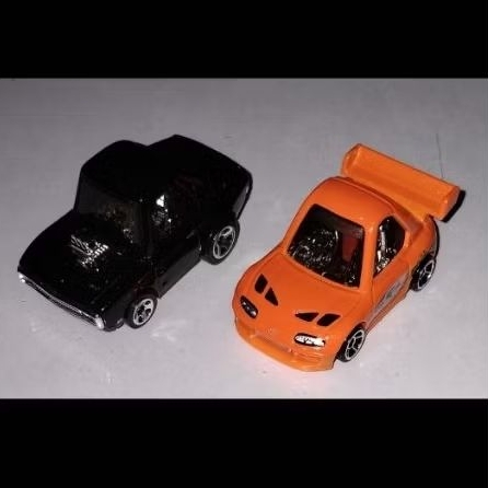 Fast & Furious '94 Toyota Supra &'70 Dodge Charger "Hot Wheels Tooned -loose-