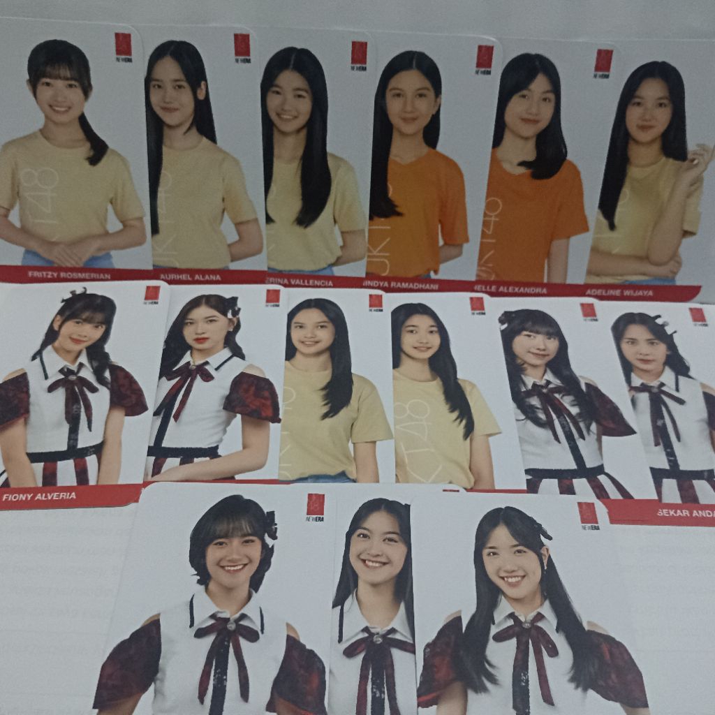 Photocard PC Official JKT48 Spring Has Come (Shani, Gracie, Gita, Lana, Ribka, Jessi, Fiony, Anin, F