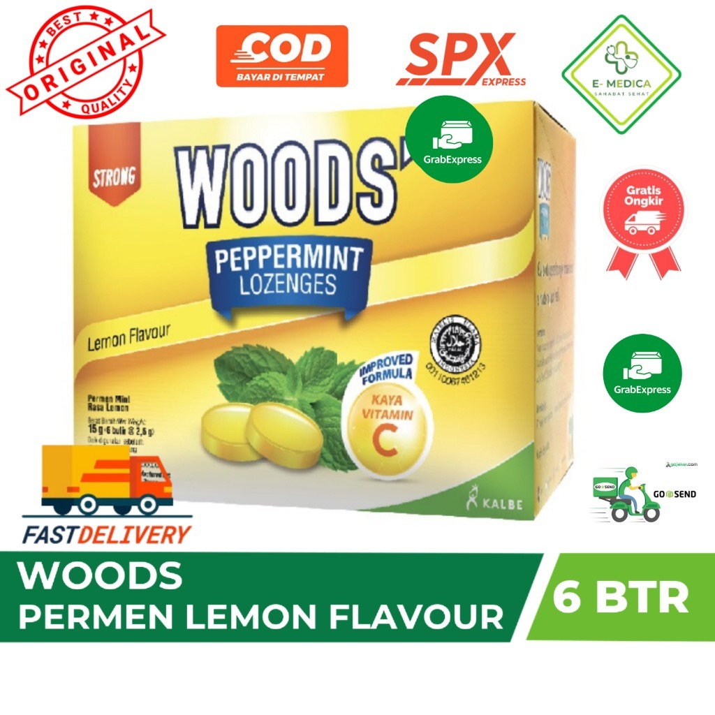 

✨KILAT✨ WOODS LOZENGES LEMON VITAMIN C