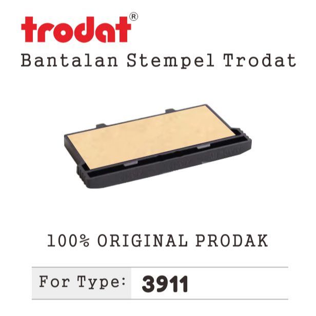 

Replacement Ink Pad / Bantalan Trodat Original Type 3911 Tanpa Warna