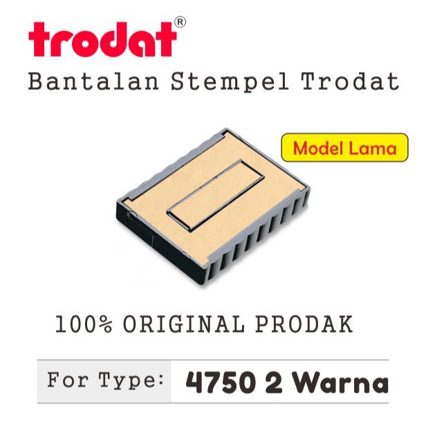 

Replacement Ink Pad / Bantalan Trodat Original Type 4750Tanpa Warna