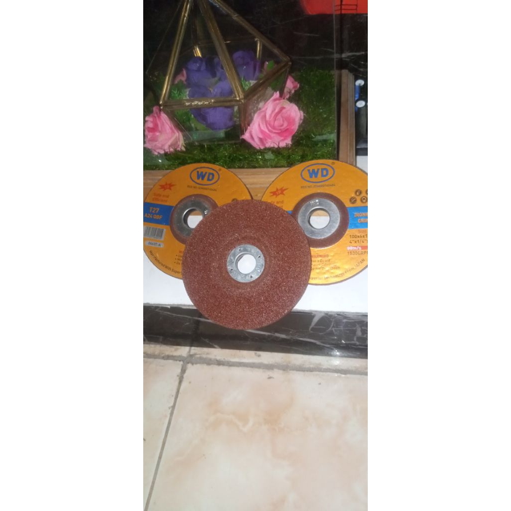 WD 100% asli mata gerinda poles/baru poles 4"/4x6